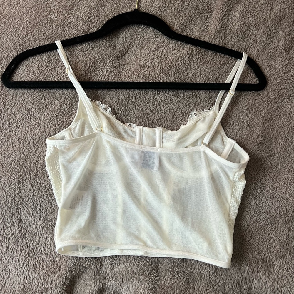 NWOT Princess Polly Brentwood Top White - Picture 4 of 4